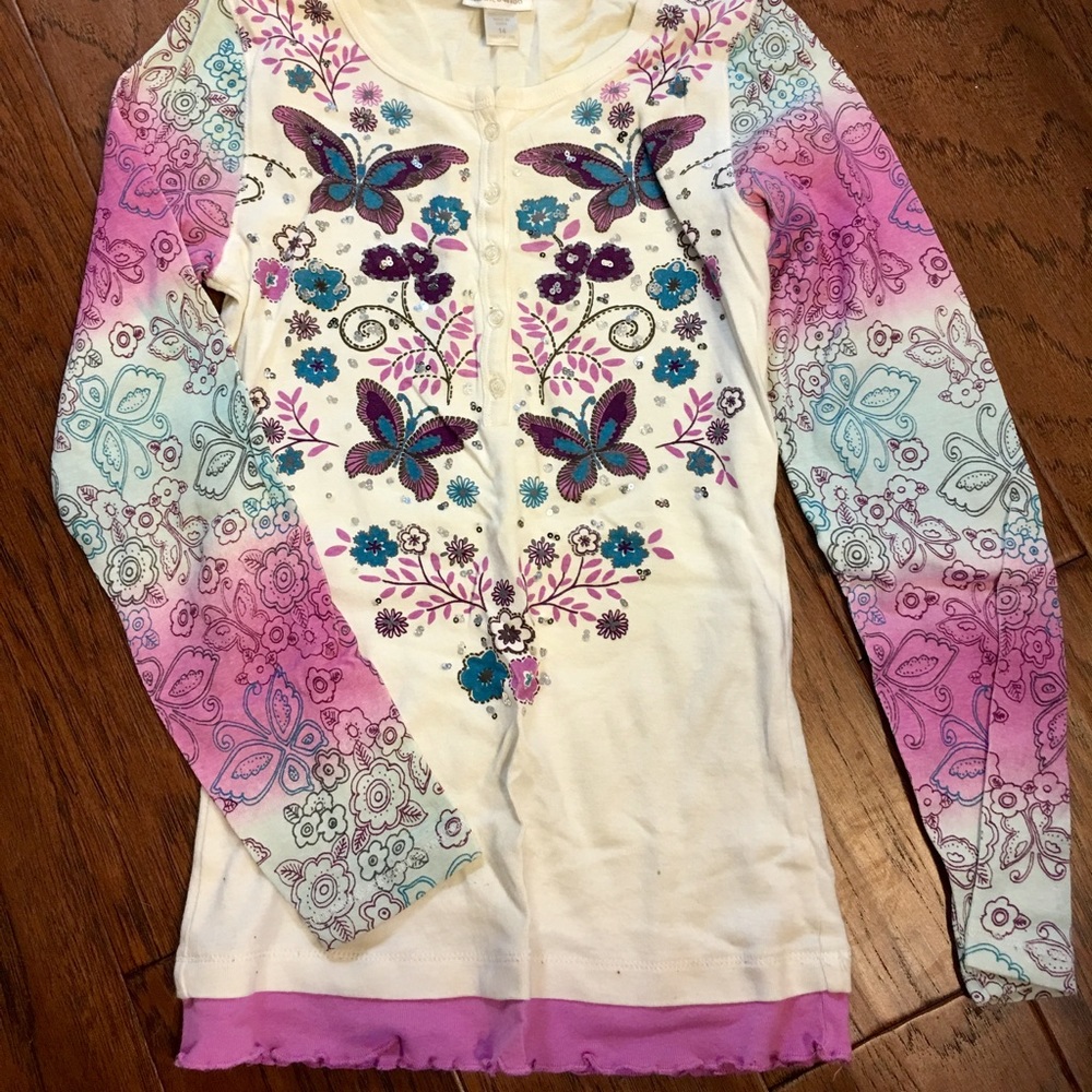 Limited Too girls size 14 long sleeve top